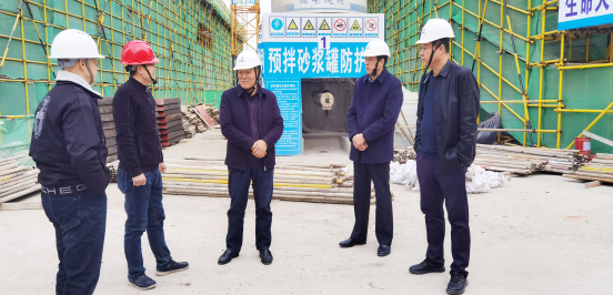 省粮食和物资储备局督导调研项目建设工作