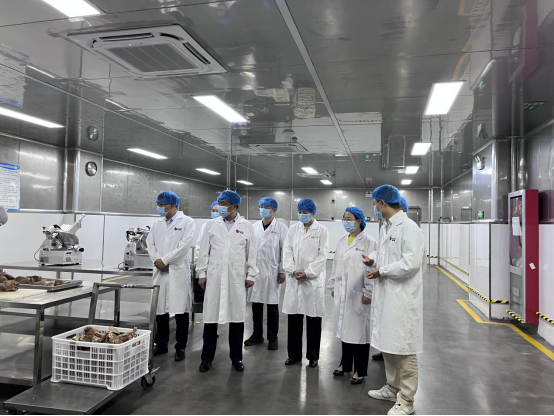 团省委赴安徽旭咚食品科技有限公司调研青年创新创业工作