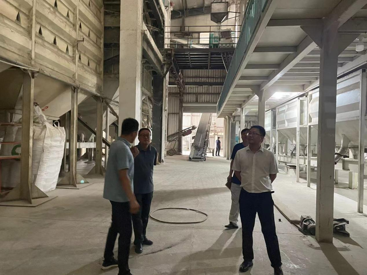 集团公司领导赴颍上县、潘集区考察大米及油脂加工厂