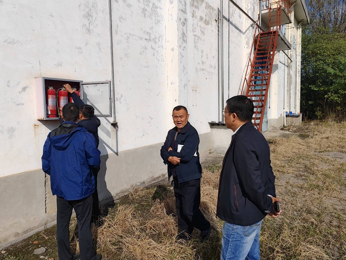 淮粮裕农公司开展安全检查及消防实战演练